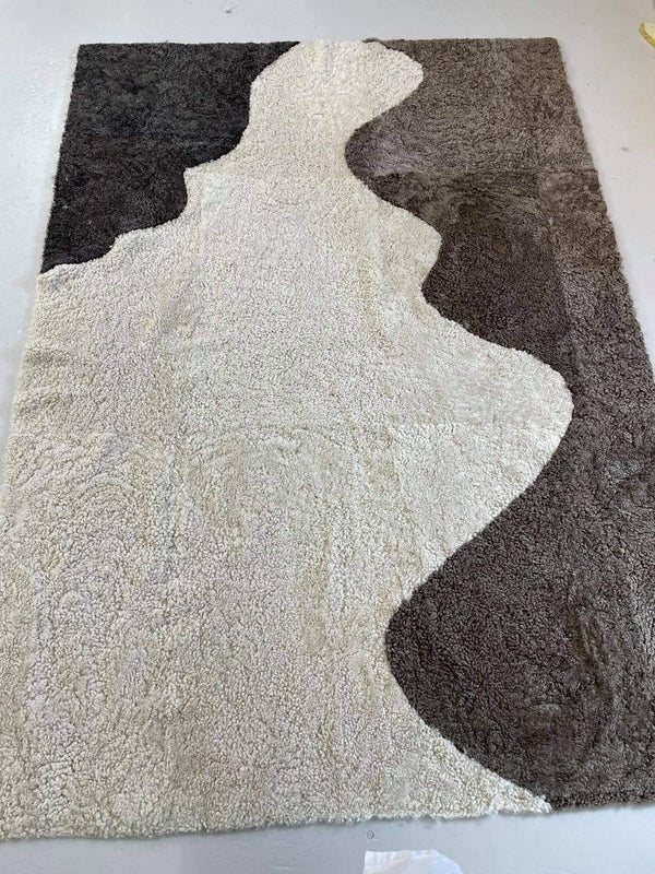 Designertæppe af New Zealandsk Lammeskind | Korthåret  | 200x300 cm.