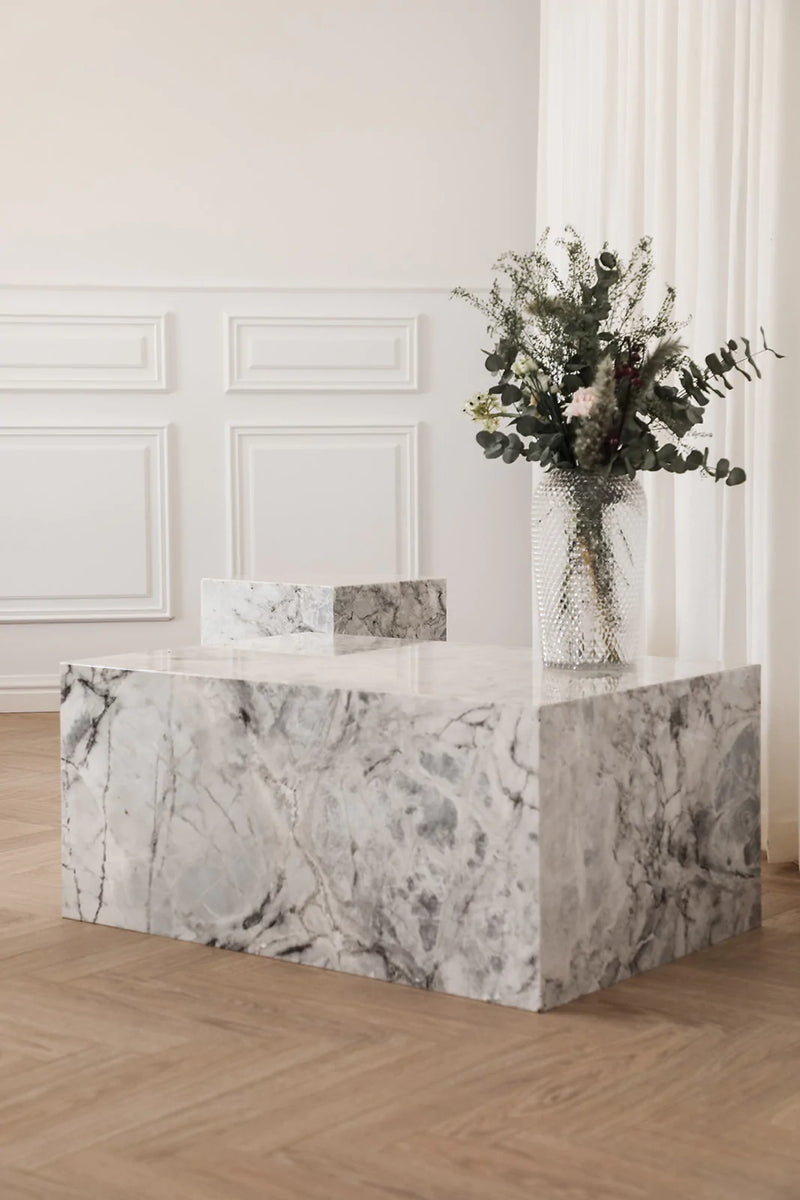 Phantom Cube Table, marmorborde