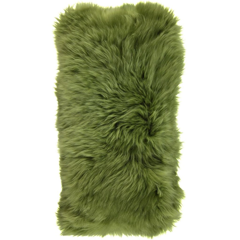 NC Living New Zealandsk Lammeskindspude | Langhåret | 28x56 cm. Cushions Grøn