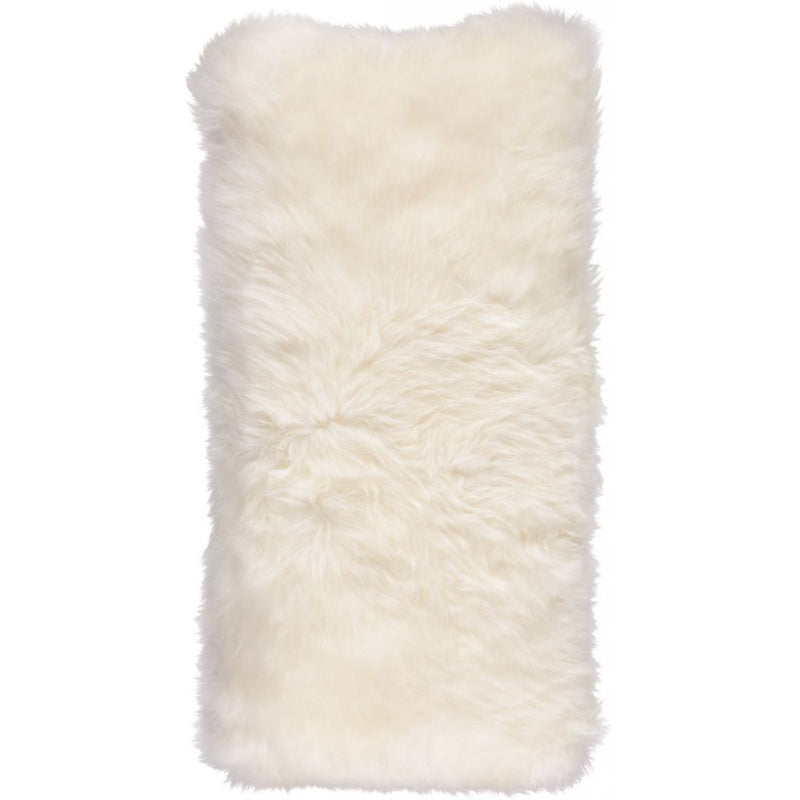 NC Living New Zealandsk Lammeskindspude | Langhåret | 28x56 cm. Cushions Hvid