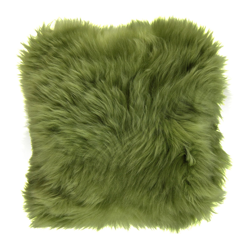 NC Living New Zealandsk Lammeskindspude | Langhåret | 35 x 35 cm. Cushions Grøn