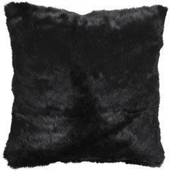 NC Living Spansk Kaninskindspude | 40x40 cm. Cushions Sort
