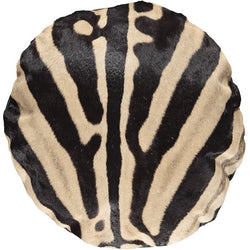 NC Living Sydafrikansk Zebraskindspude | Rund | D62 cm. Cushions Zebra