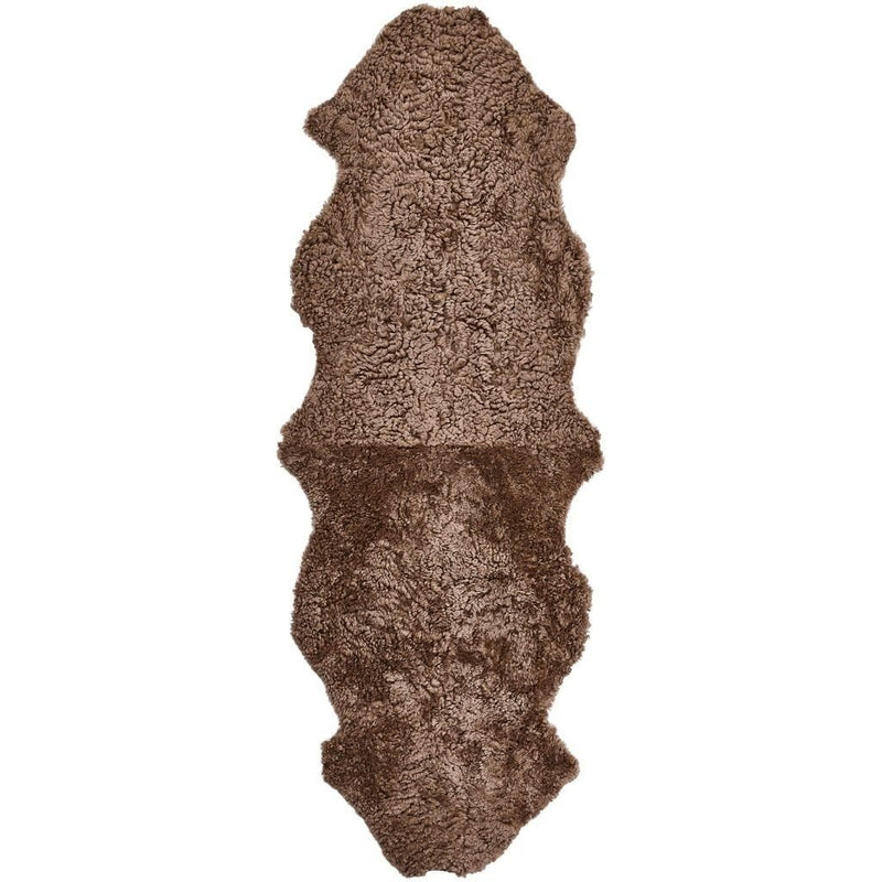 Gulvtæpper - New Zealandsk Lammeskind  | 180x60 Cm. | Korthåret